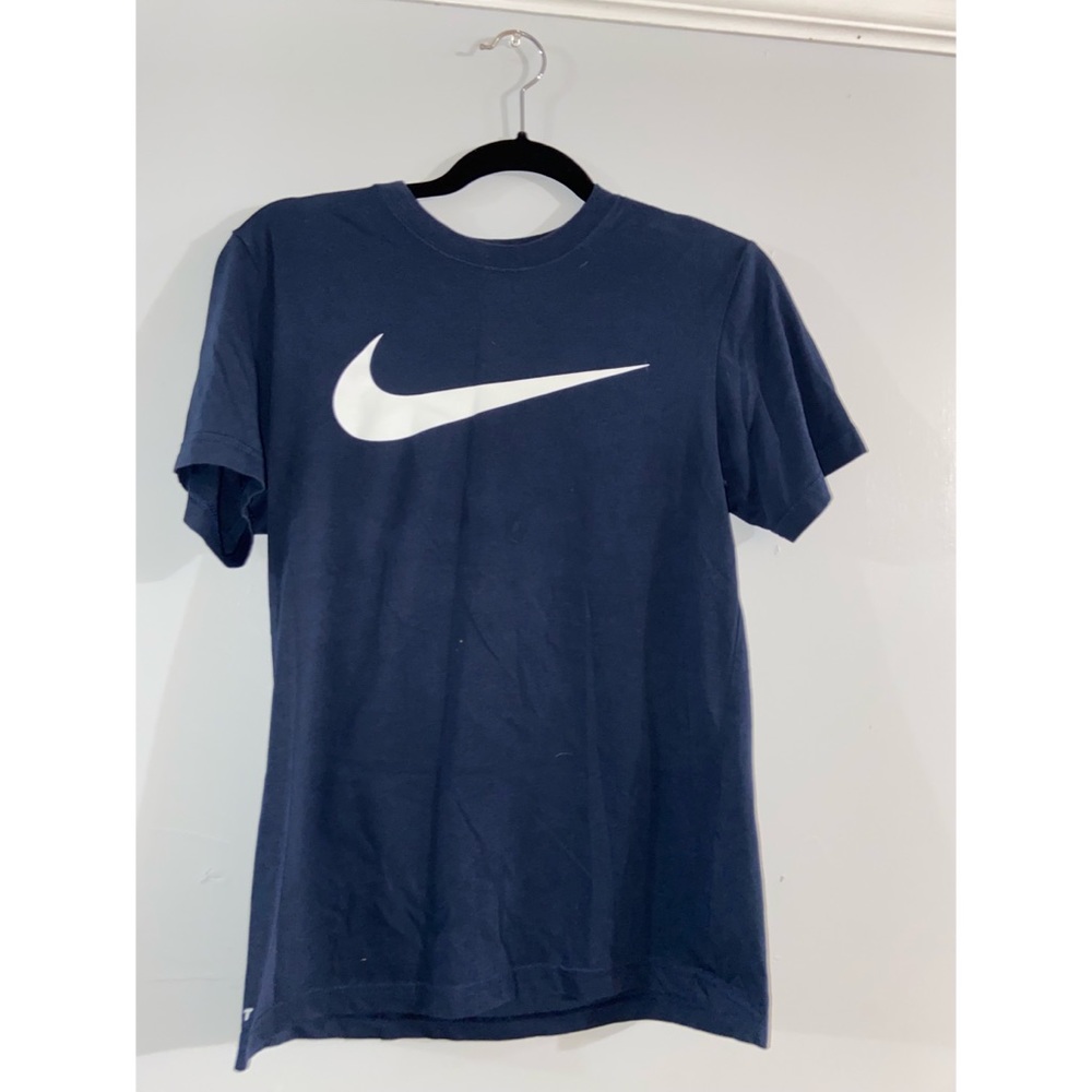 Navy Blue Nike Dri Fit Shirt